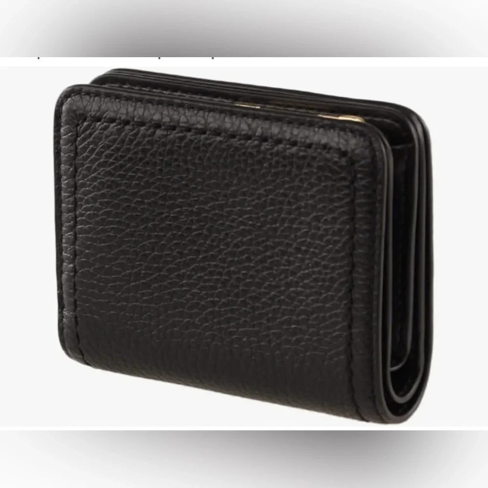 NWT Marc Jacobs Black Leather Wallet